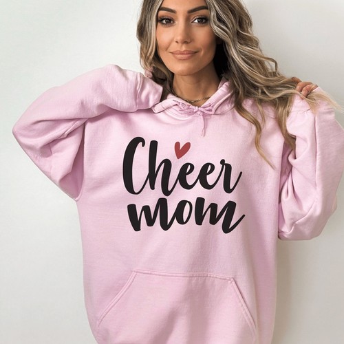 Cheer Mom Hoodie Cheerleader Mom Sweatshirt - Picture 8 of 9
