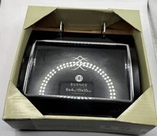 Burnes of Boston new Silver Photo Album Display Frame Holds 36, 4”x 6” Photos