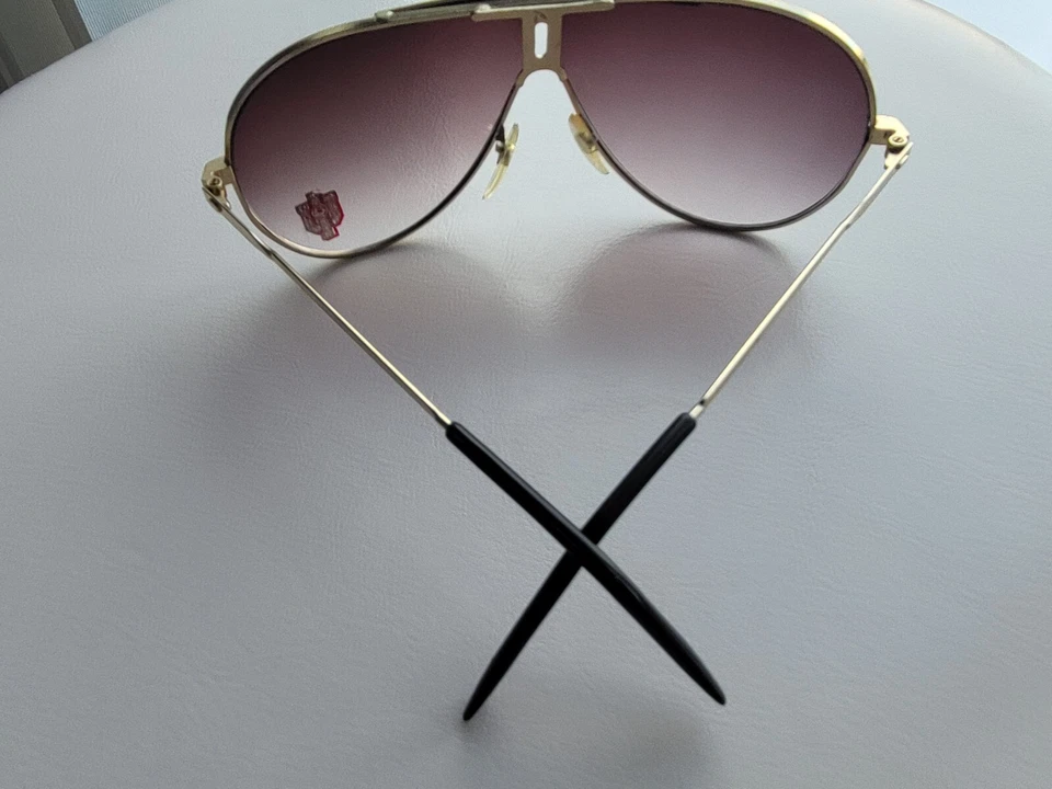 Gafas de sol Indiana Hoosiers vintage años 80 aviador doradas retro Foto 4 de 4