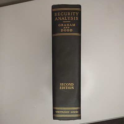 Benjamin Graham & David L. Dodd Security Analysis 2nd Edition 8th Printing