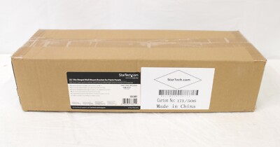 StarTech.com 2U 19in Hinged Wall Mount Patch Panel Bracket for Network Equipment