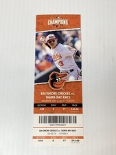 BALTIMORE ORIOLES VS TAMPA BAY RAYS 5/2/2015 Ticket Stub Gonzalez 6 K Joseph HR
