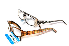 2 Lady /Girl Reading Glasses Power 2.00 Variety fashion colors Brand readers
