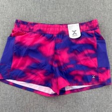 NEW Xersion Little Big Girls Sport Shorts Lined Adjustable Waist L Quick Dr