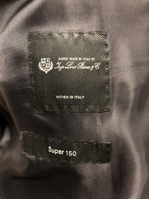 NEW $2300 SUPER 150! LORO PIANA X HUGO BOSS “LUXURY CHOICE” WOOL 