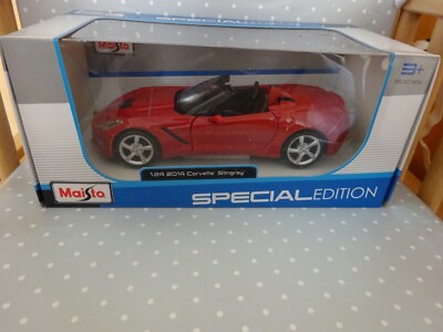 Corvette Stingray 2014 rot 1/24 Modelauto *NEU*  ca. 17cm
