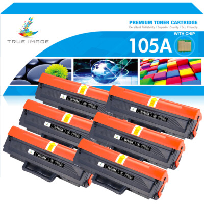 6PK W1105A 105A Toner Compatible With HP LaserJet MFP 135a 135w 137fnw 107a 107w
