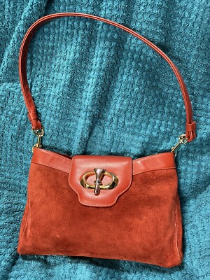 Handtasche Leder Leder signiert Yvonne Boutique 510 Madison Avenue New York NEU