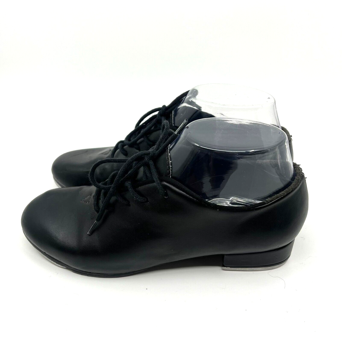 So Danca Dance Shoes Black Tap Kids W L Round Toe Leather Lace