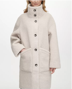 dkny shearling coat