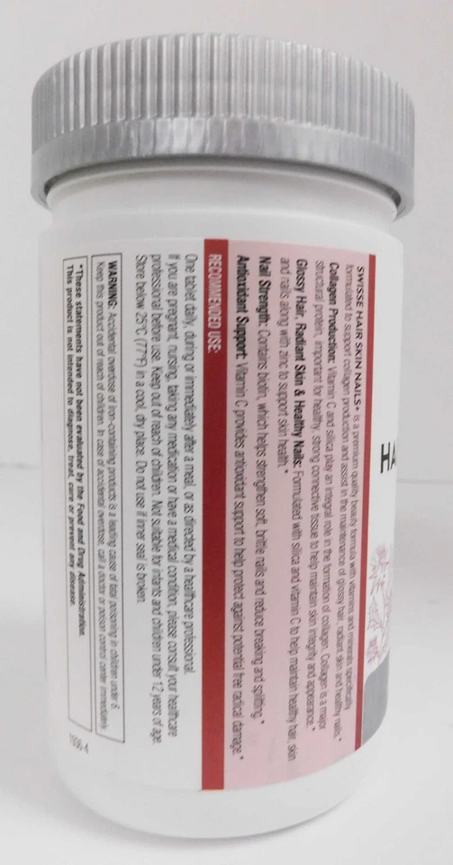 Swisse красоты волос кожи ногтей + ~ 150 таблеток ~ США продавец BBD 1/2027 - Изображение 3 из 4