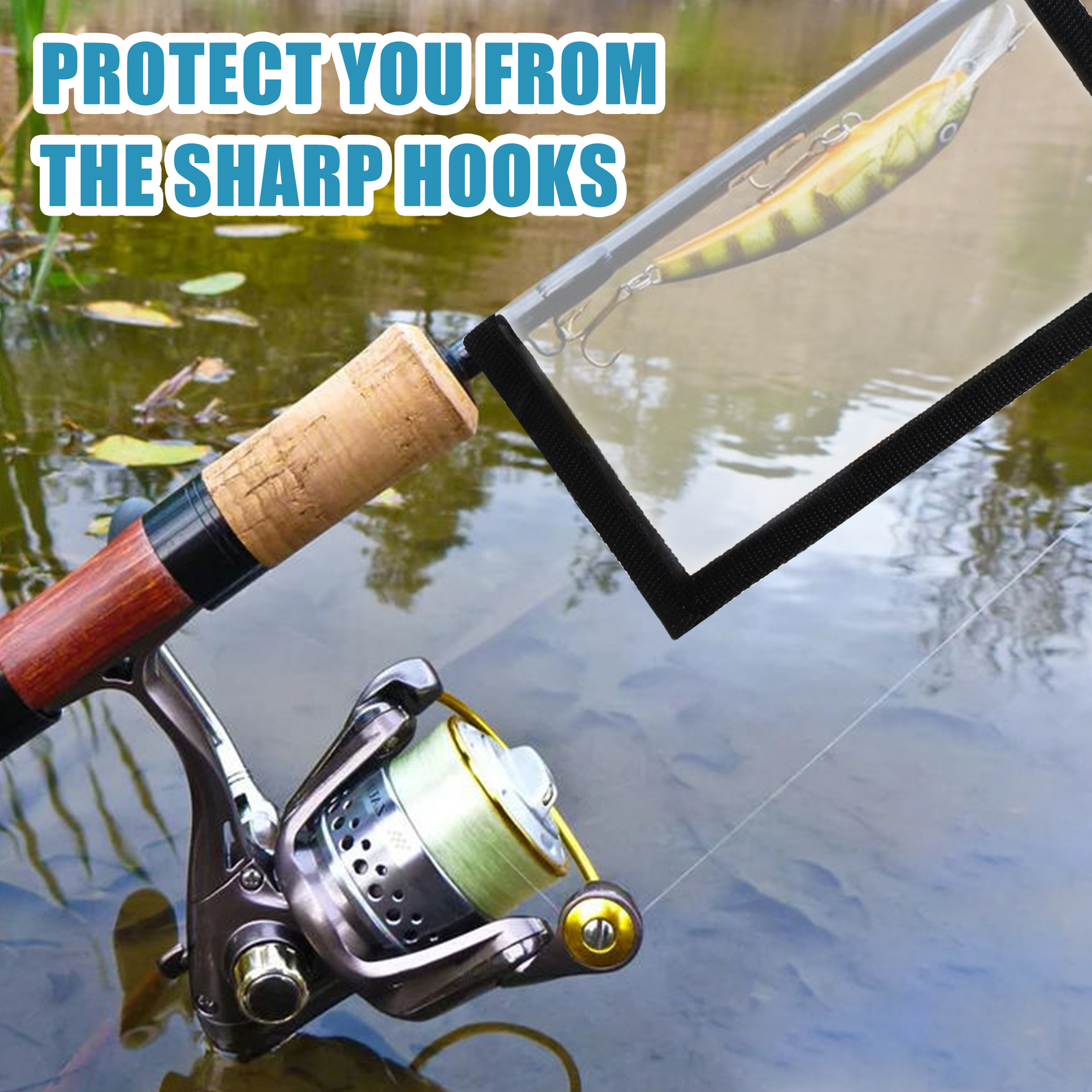 10pcs Fishing Bait Covers Durable PVC Lures Protector Fishing Hook