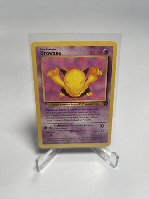 Drowzee 54/82 2000 Team Rocket Unlimited WOTC Pokemon Card NM