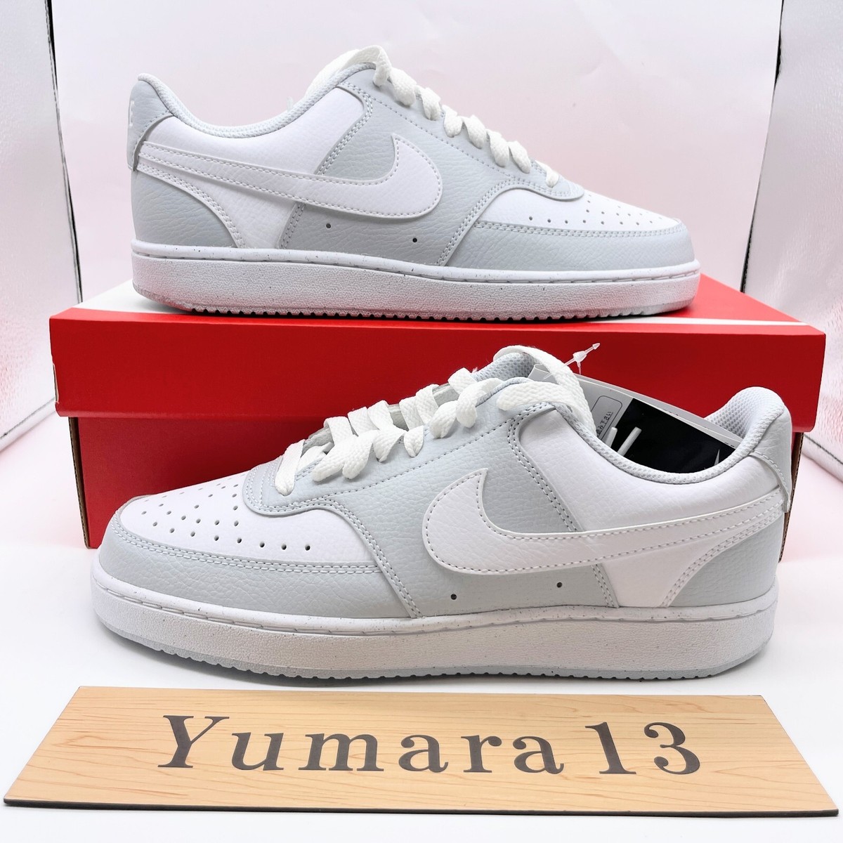 Nike Court Vision LOW Light Grey White HM9862-002 Men's Size