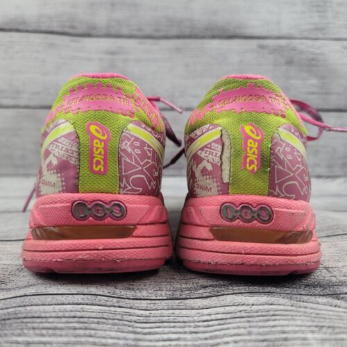Asics Gel Noosa Tri 9 Women's Running Shoes Pink/Multicolor T458Q Size 5.5 - Picture 6 of 9