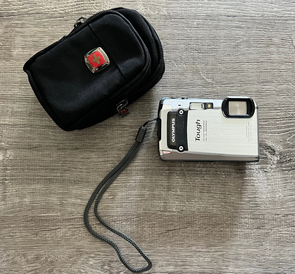 Vintage Olympus Tough TG-820 Silver Digital Action Camera (UNTESTED)