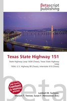 Texas State Highway 151 Lambert M. Surhone (U. A.) Taschenbuch Englisch 2026