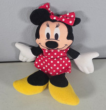 Vtg Disney Minnie Mouse Bean Bag Plush 7" Applause Mickey Unlimited Doll Toy