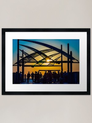 The Wait at Redondo Bild von Rich A gerahmtes Wandbild Poster Leinwanddruck Bild