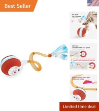 Elastic Tail Interactive Cat Ball - Rechargeable, Light-Up, Fun for Indoor Cats