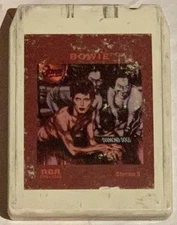 David Bowie–Diamond Dogs–1974 RCA–QPS1-0576 8-Track Tape Play Tested Working