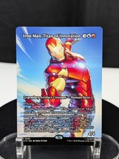MTG Iron Man, Titan of Innovation NON-FOIL NM Marvel Universe MAR #0091 Mythic
