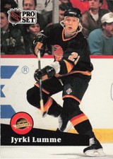 1991-92 Pro Set #240 Jyrki Lumme