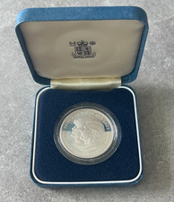 1981 Great Britain 25 New Pence - Charles Diana Wedding - Silver Proof Hazy L2