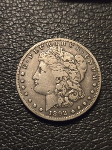 1892-S $1 Morgan Silver Dollar KEY DATE Fine CONDITION YOU JUDGE RARE NICE TONED