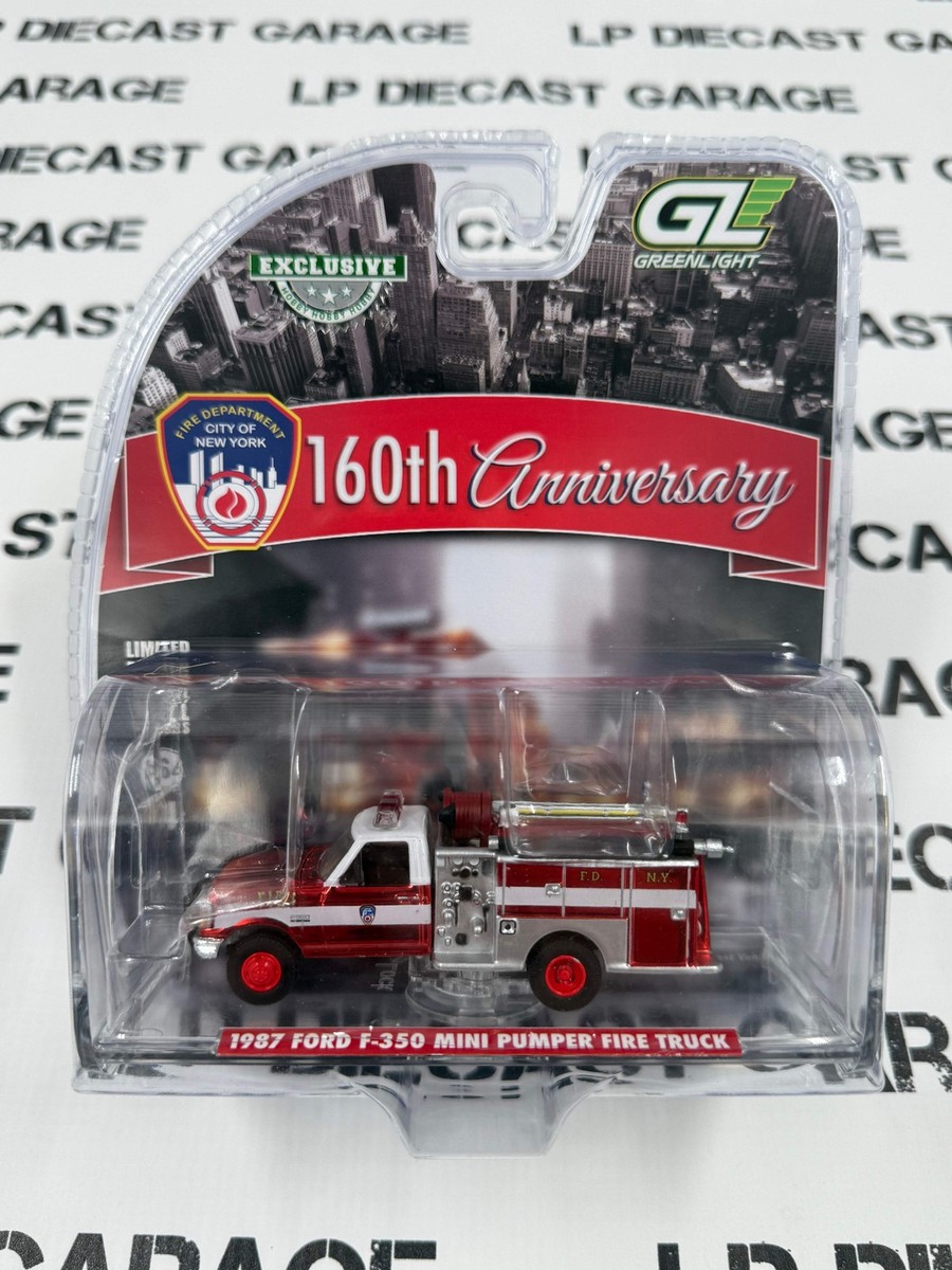 Greenlight 1:64 Ford F-350 Mini Pompiere FDNY - CHROME CHASE Edizione Limitata - Foto 2