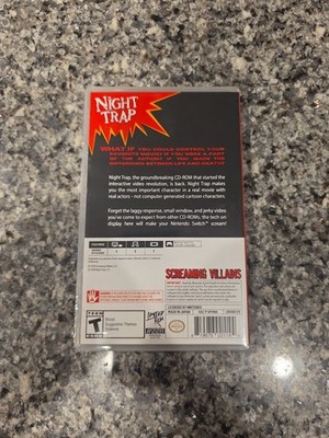 Night Trap 25th Anniversary Edition (Nintendo Switch, 2018) for