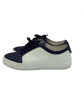 Chanel Low Cut Sneakers 35.5 Blu Pvc G32719 JGA43