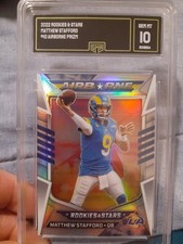 2022 Panini Rookie & Stars Matthew Stafford #AI-10 Airborne Prizm Gem Mint 10