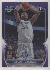 2022-23 Bowman U Chrome Purple Refractor 287/399 Oscar Tshiebwe #74 sl3