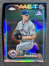 2024 Topps Chrome Refractor Pro Debut PDC 129 Kade Morris New York Mets