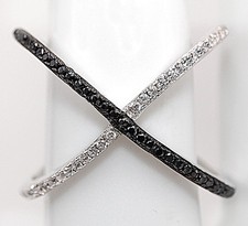 1CT Treated Black Sapphire 925 Solid Sterling Silver Ring Jewelry Sz 6,7,8 ZB8