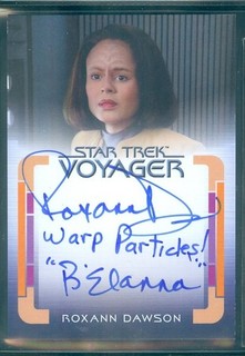 Star Trek Voyager Archives & Inscriptions Roxann Dawson Inscription Auto Card