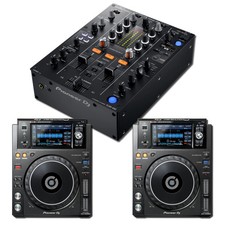 Pioneer DJM-450 2-Channel DJ Mixer with XDJ-1000MK2 Pair