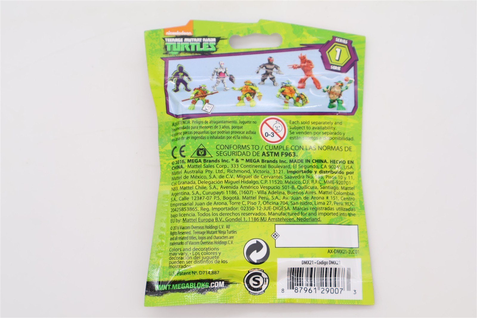 Teenage Mutant Ninja Turtles - Mega Bloks - Series 1 - Minifigure Blind Bag -