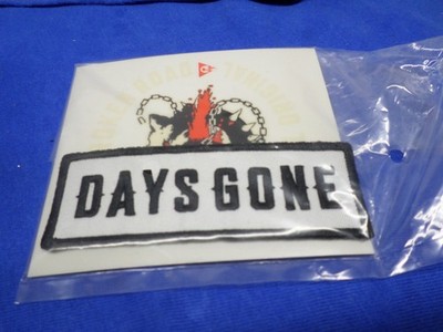 DAYS GONE Stickers Decals + Patch, from PS4 Collector's Edition Box