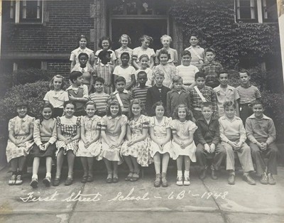 1948 First Street School, Warren Ohio 6th Grade Class Picture Students @ 8x10'' 