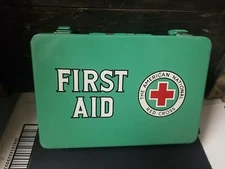 Vintage 1950's American National Red Cross First Aid Kit 16 Unit  ***Missing 4**