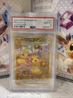 Pokemon 2024 Pikachu ex 247/191 Gold Hyper Rare Surging Sparks GEM MINT PSA 10