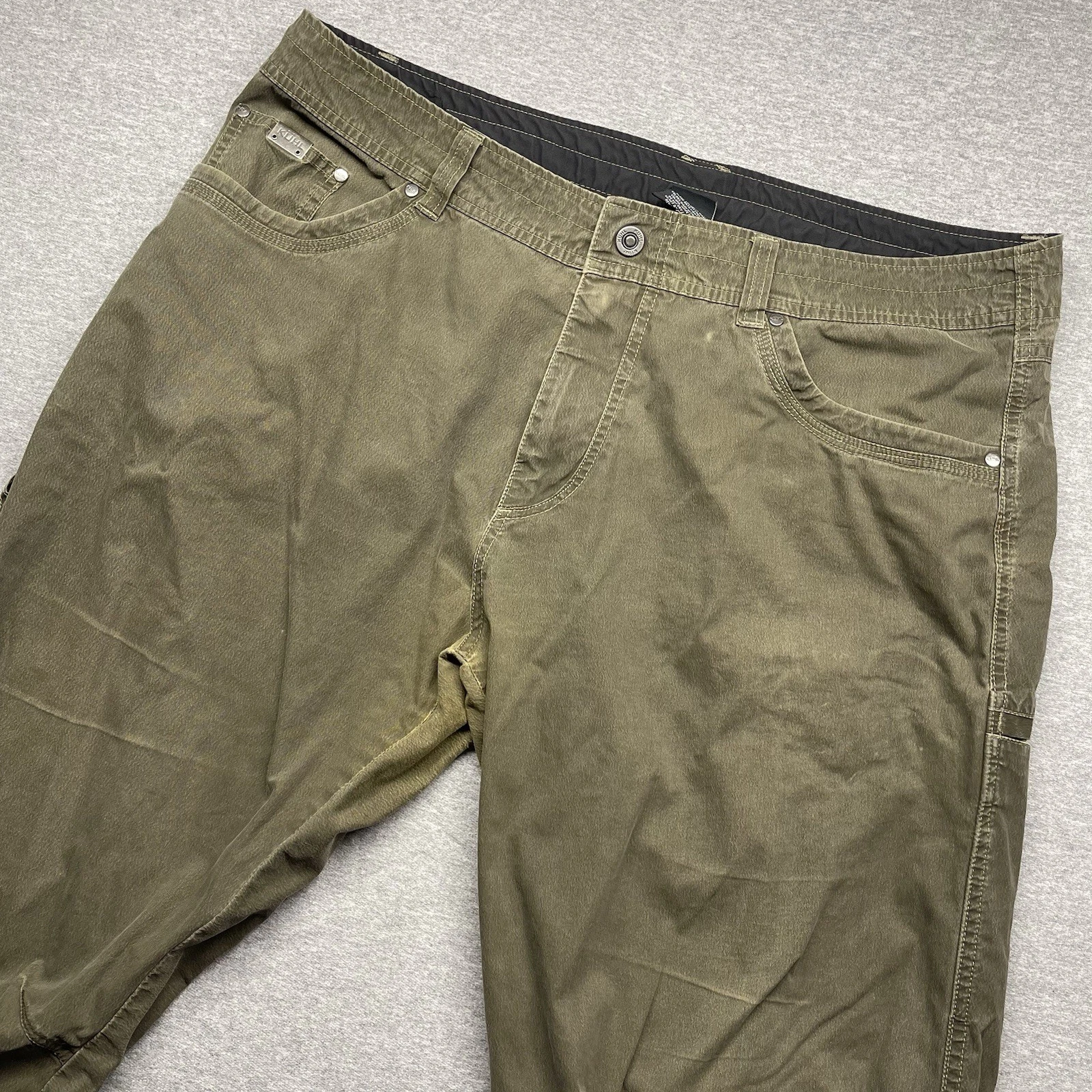 Kuhl Revolvr Pants Mens 40x36 Vintage Patina Dye Brown Hiking Outdoors