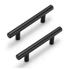 30 Pack Cabinet Handles Cabinet 3 Inch Hole Centers Matte Black Handle 30 Pack