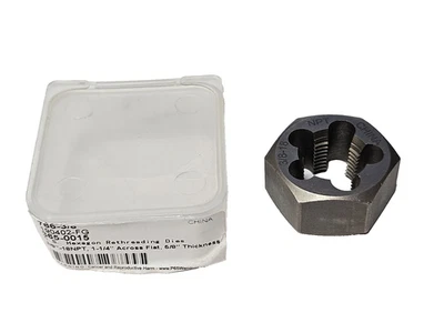 A-1 3/8" -18 NPT X 1-3/16 Hex Pipe Die Nut Rethread Chaser CS A1 417-02418