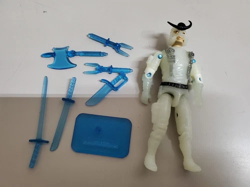1994 HASBRO GI JOE BUSHIDO v2 SHADOW NINJAS INVISO FIGURE w/ accessories