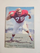 Vintage 1970 21st Annual University Of Oklahoma Press Radio & TV Football Guide