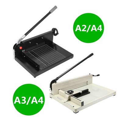 Uimoso 12/17 Width Guillotine Paper Cutter Stack Paper Trimmer Clamp Heavy Duty