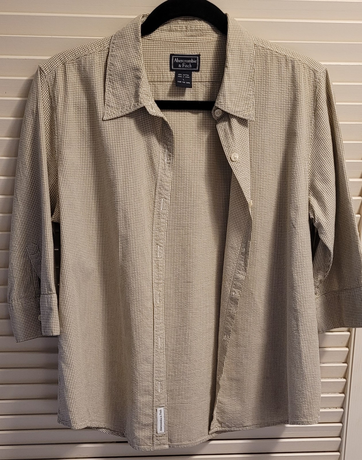 Men's Abercrombie & Fitch dress shirt youth large